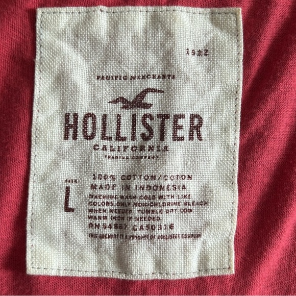 Hollister coral pink vintage Y2K babydoll top - Picture 9 of 10